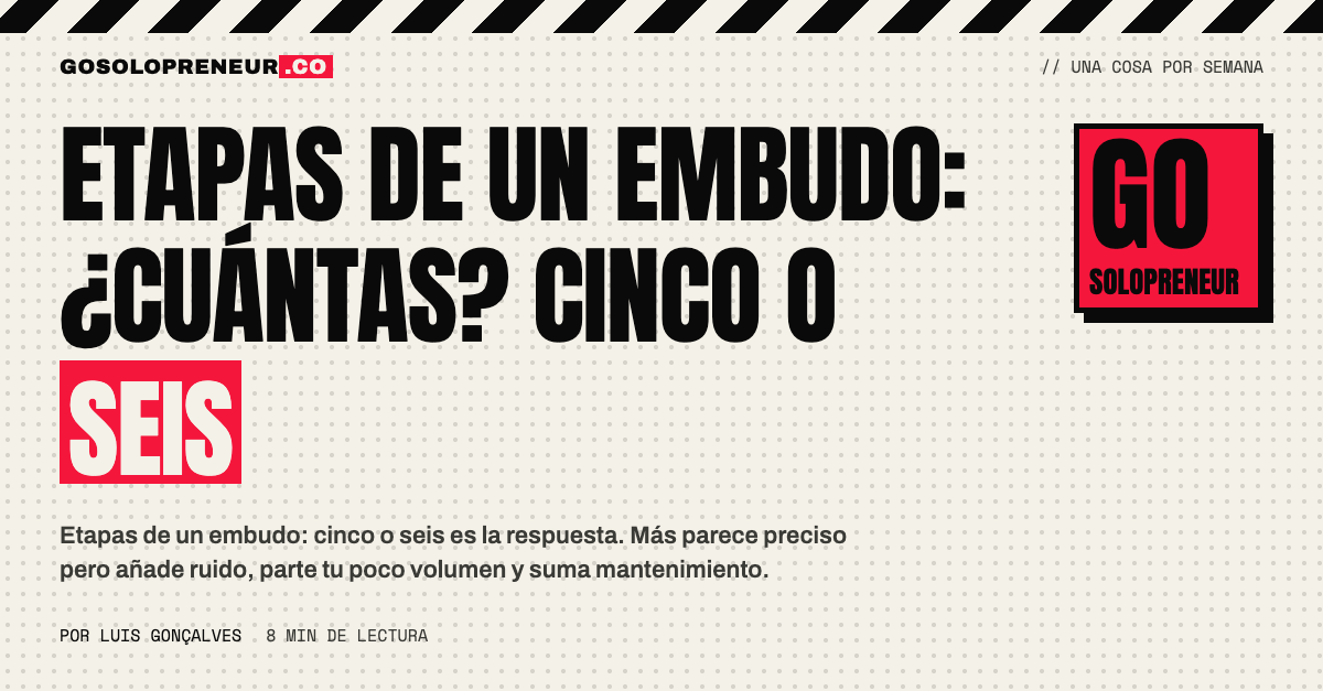 Embudo de cinco o seis etapas dibujado en una libreta