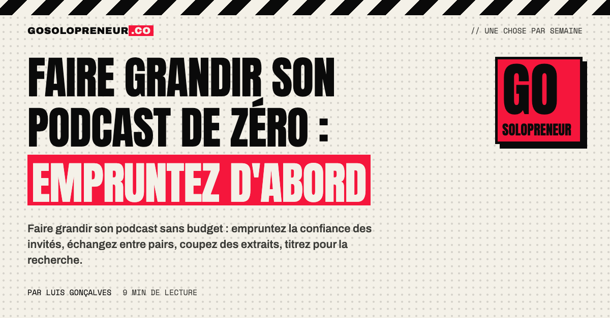 Un podcasteur découpe des extraits pour faire grandir son podcast à partir de zéro