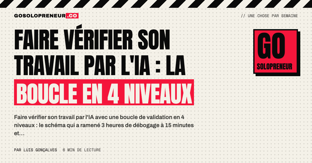 Faire vérifier son travail par l'IA : elle contrôle son propre code avant de vous le montrer