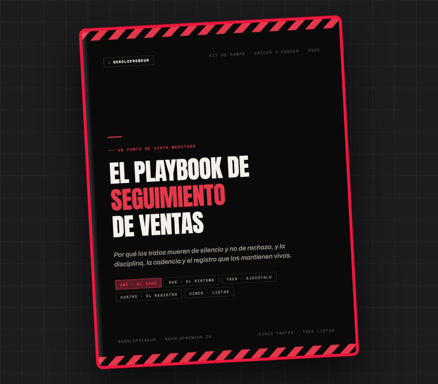 El Playbook de seguimiento de ventas, portada de la guía gratuita