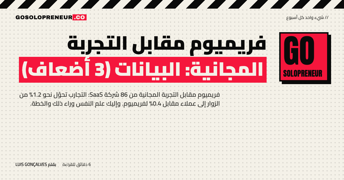 فريميوم مقابل التجربة المجانية: البيانات وراء 3 أضعاف العملاء