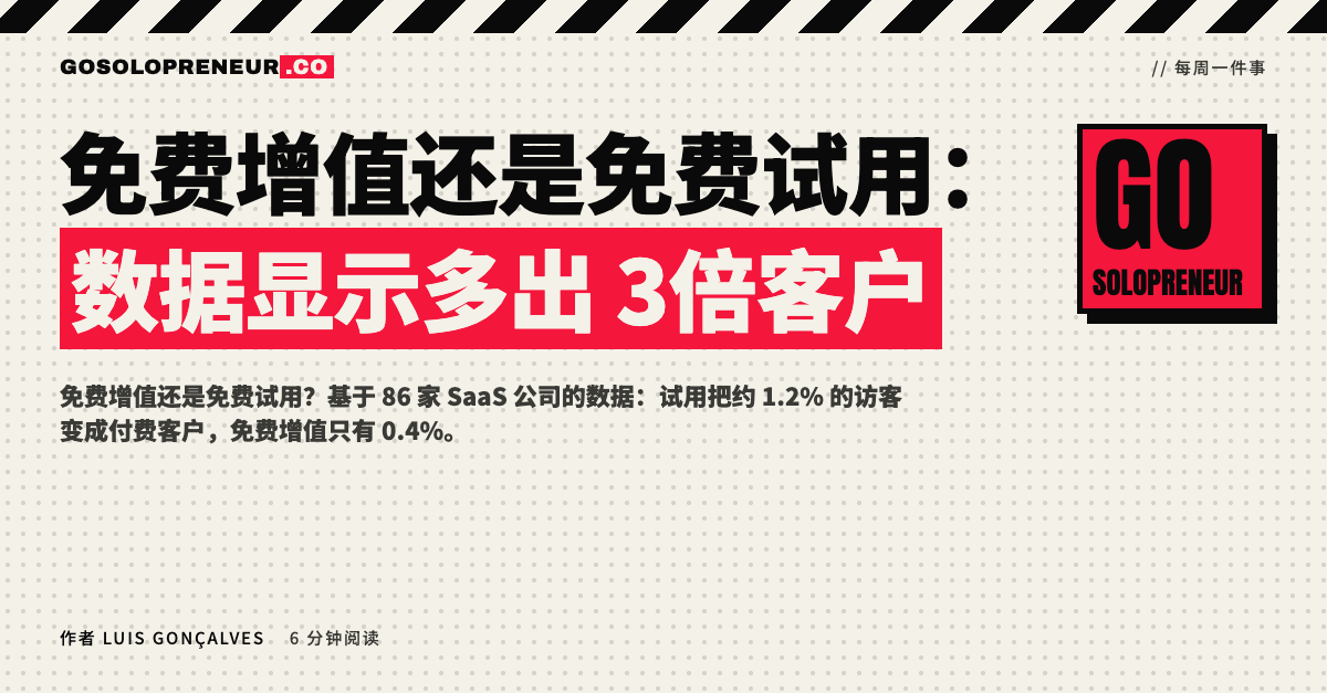 免费增值还是免费试用：转化率数据对比