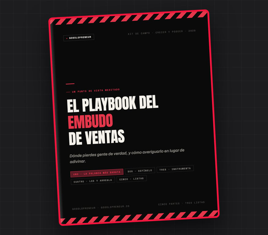 El Playbook del embudo de ventas, portada de la guía gratuita