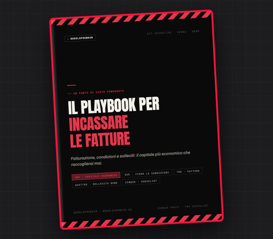 Il Playbook per incassare le fatture, copertina della guida gratuita