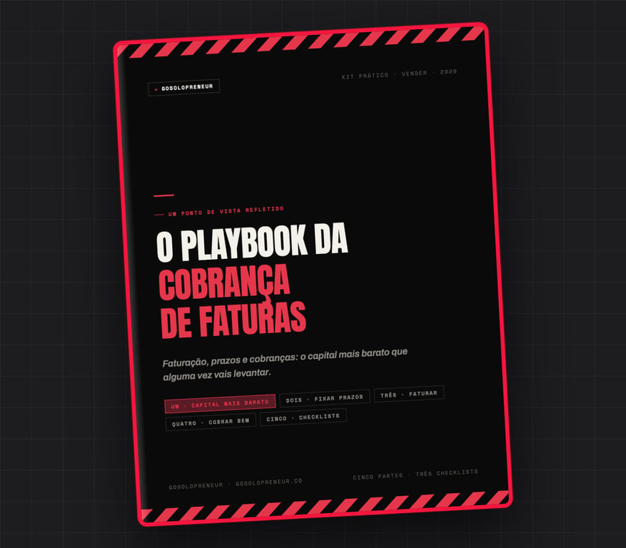 O Playbook da cobrança de faturas, capa do guia gratuito
