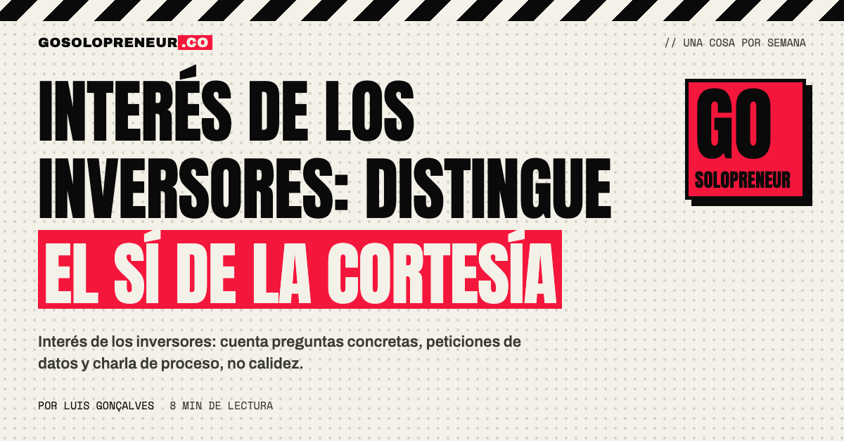 Inversor y fundador en una reunión que parece cordial pero sin pasos concretos