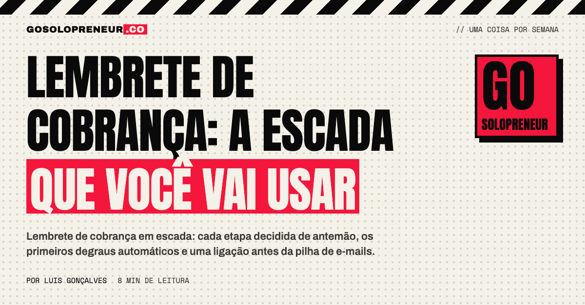 Escada de lembretes de cobrança no notebook de um EUpreendedor, do aviso automático à ligação