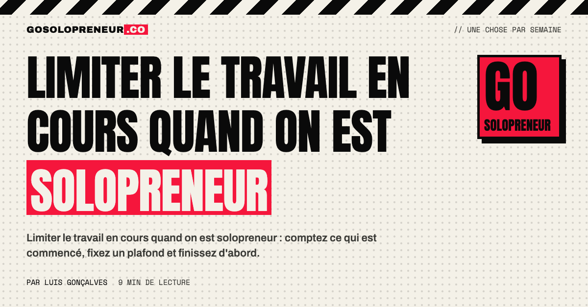 Un tableau où le travail en cours est plafonné à quelques éléments, avec les autres idées sur une liste d'attente