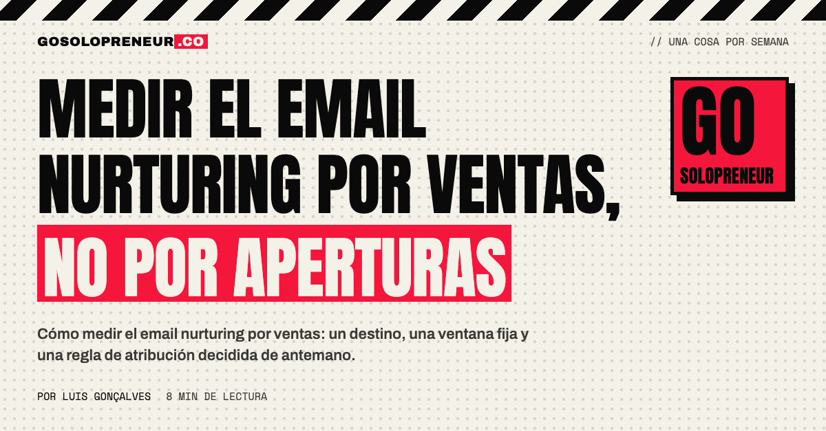 Un panel con una tasa de aperturas tachada y una cifra de llamadas reservadas resaltada para medir el email nurturing