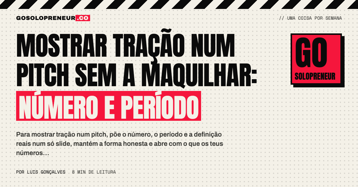 Slide de tração com número, período e definição escritos de forma honesta