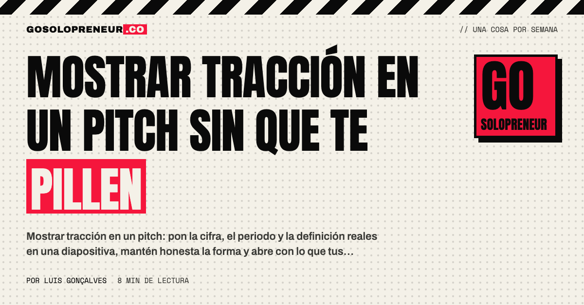 Diapositiva de tracción con cifra, periodo y definición a la vista