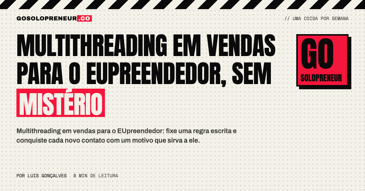 Multithreading em vendas: relacionamento com várias pessoas da conta