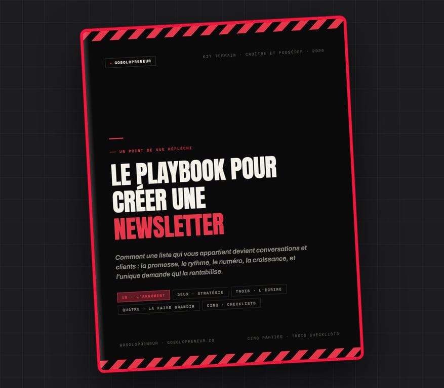 Le Playbook pour créer une newsletter, couverture du guide gratuit