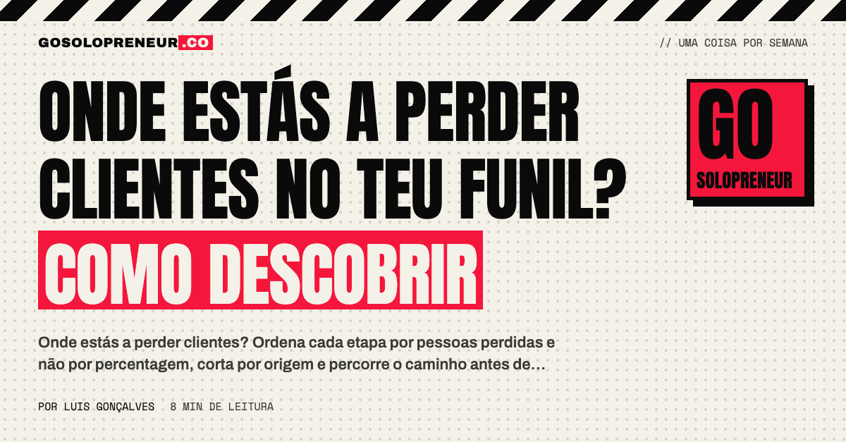 Funil com uma etapa destacada onde se perdem clientes, ordenada por pessoas perdidas