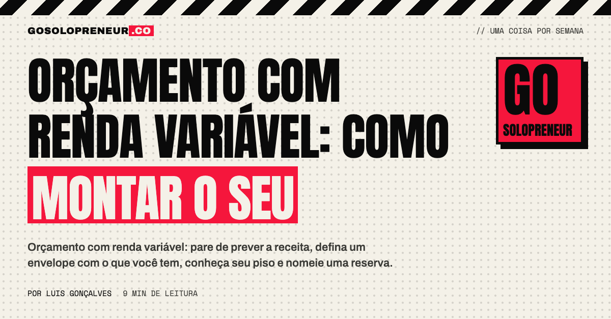 Calendário e calculadora sobre uma mesa: como montar um orçamento com renda variável