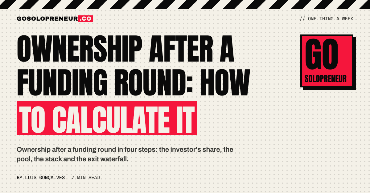 Ownership After a Funding Round: How to Calculate It