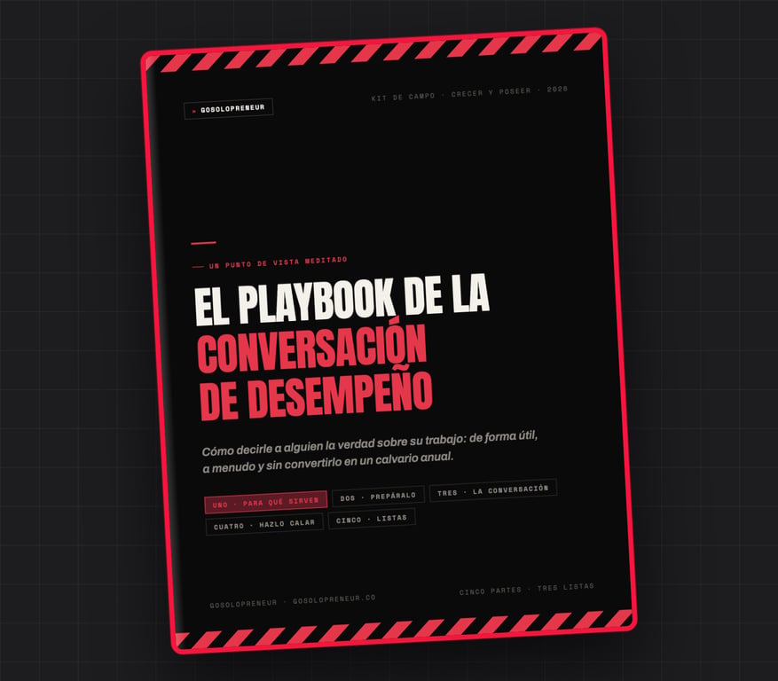 El Playbook de la conversación de desempeño, portada de la guía gratuita