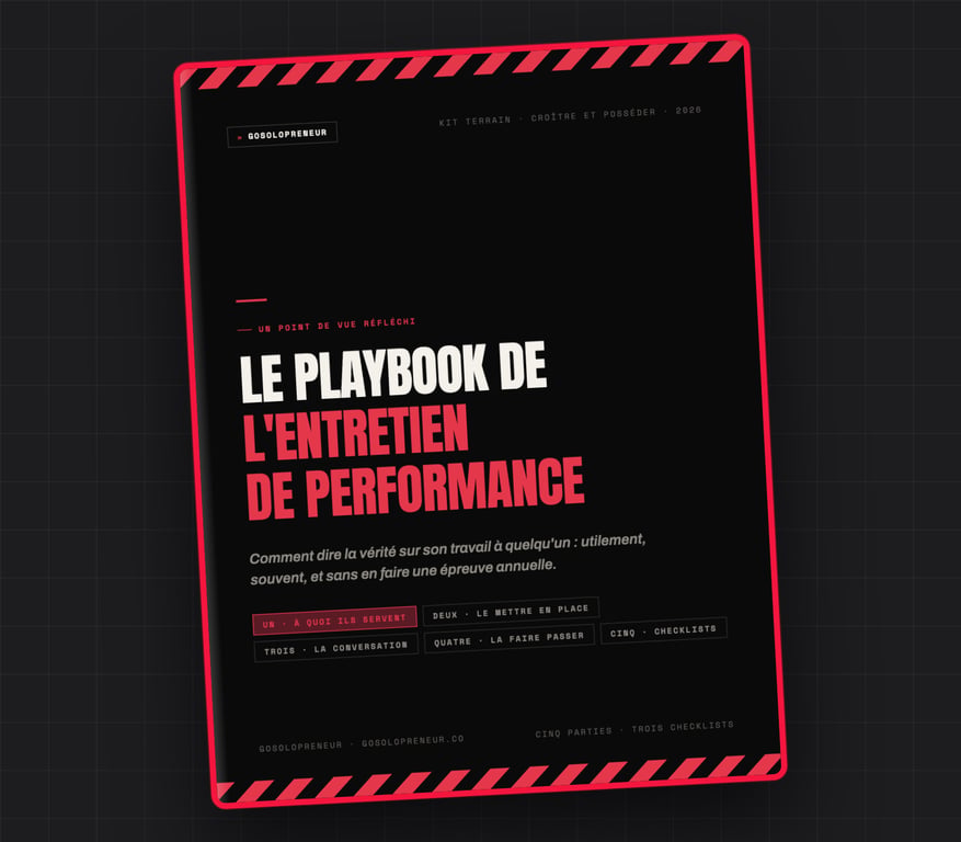 Le Playbook de l'entretien de performance, couverture du guide gratuit