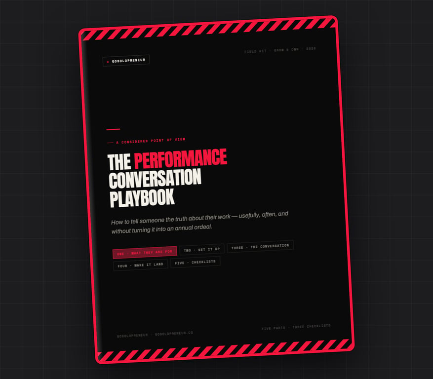 The Performance Conversation Playbook, az ingyenes útmutató borítója