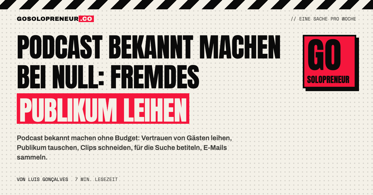 Mikrofon und wachsende Wellenform: Podcast bekannt machen bei null