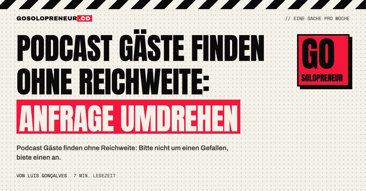 Zwei Mikrofone und eine Einladungsnachricht: Podcast Gäste finden ohne Reichweite