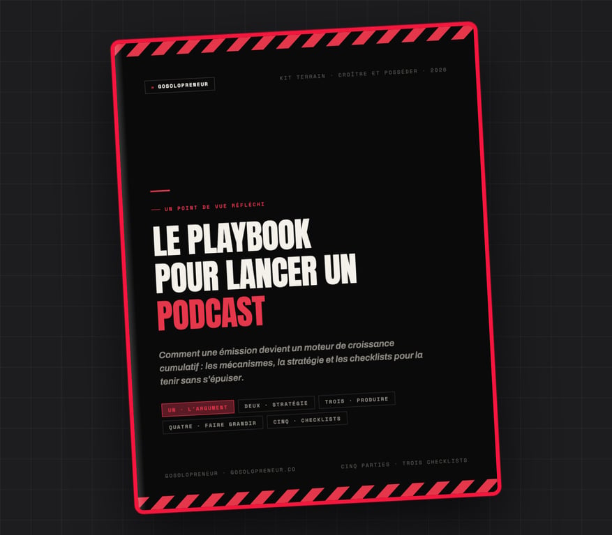 Le Playbook pour lancer un podcast, couverture du guide gratuit