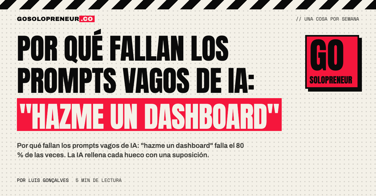 Por qué fallan los prompts vagos de IA: un prompt impreciso frente a un prompt de producción preciso