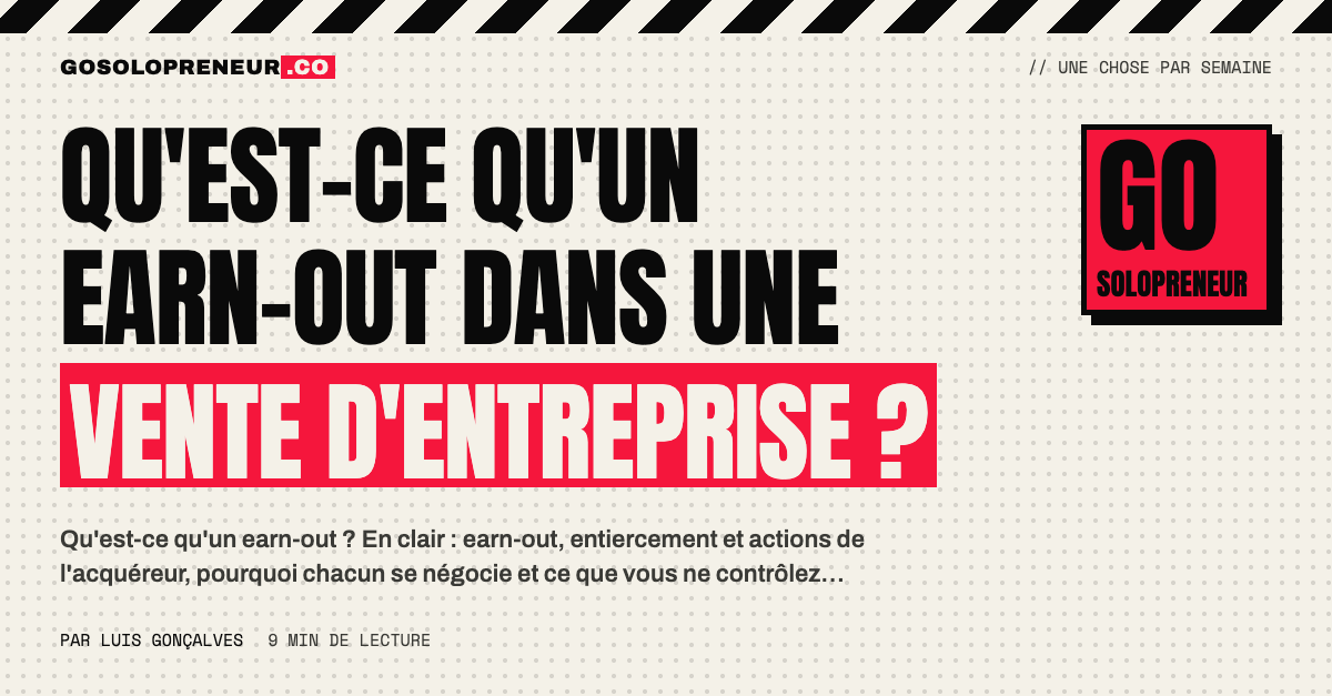 Un tableau comparant l'earn-out, l'entiercement et les actions : qu'est-ce qu'un earn-out dans une vente d'entreprise