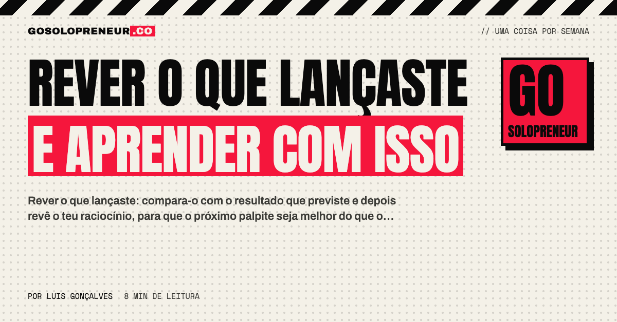 Duas listas lado a lado, o resultado previsto e o resultado real de cada lançamento
