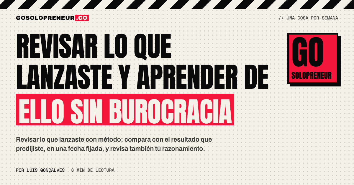 Revisar lo que lanzaste: comparar el resultado predicho con el real en una fecha fijada de antemano