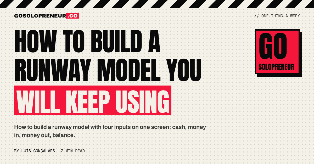 How to Build a Runway Model You Will Keep Using