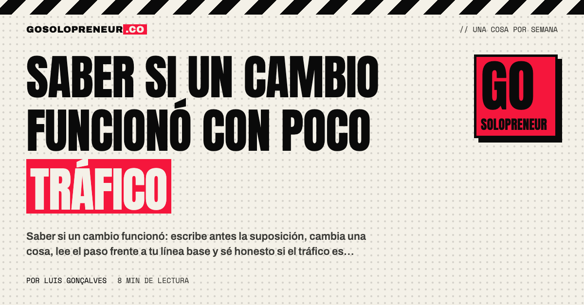 Gráfico de un paso del embudo antes y después de un cambio