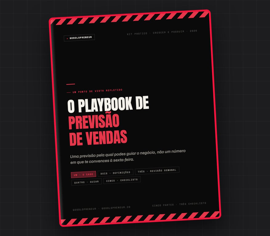 O Playbook de Previsão de Vendas, capa do guia gratuito