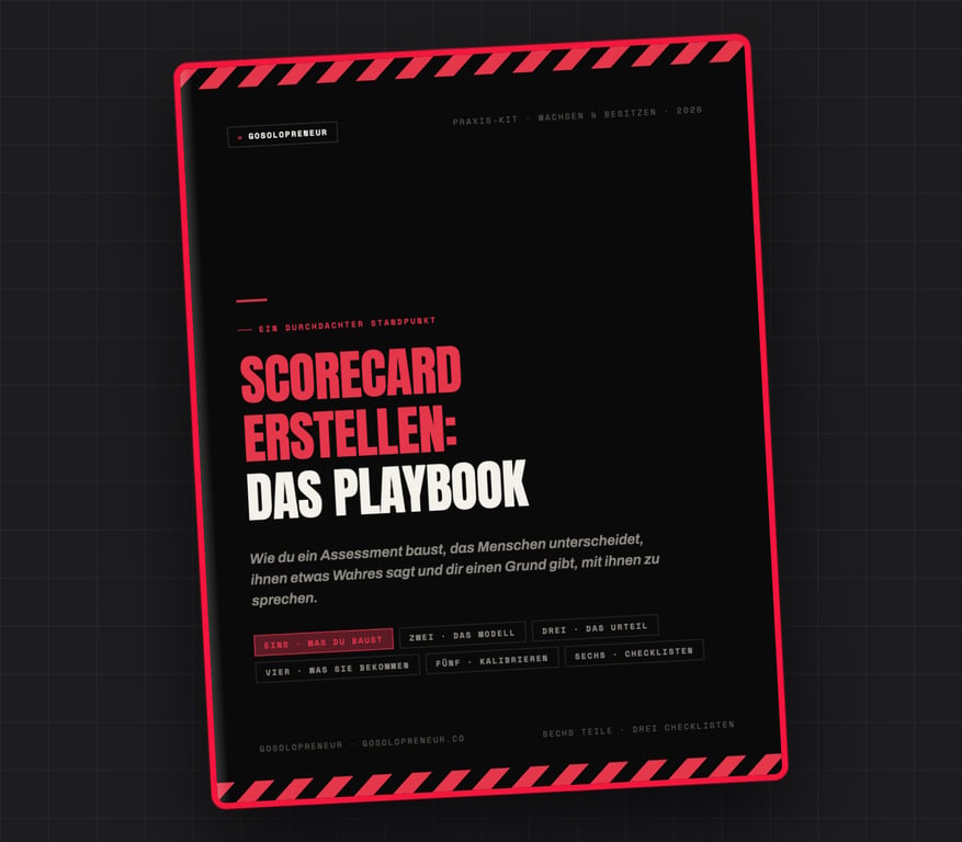 Scorecard erstellen: Das Playbook, Cover des kostenlosen Leitfadens