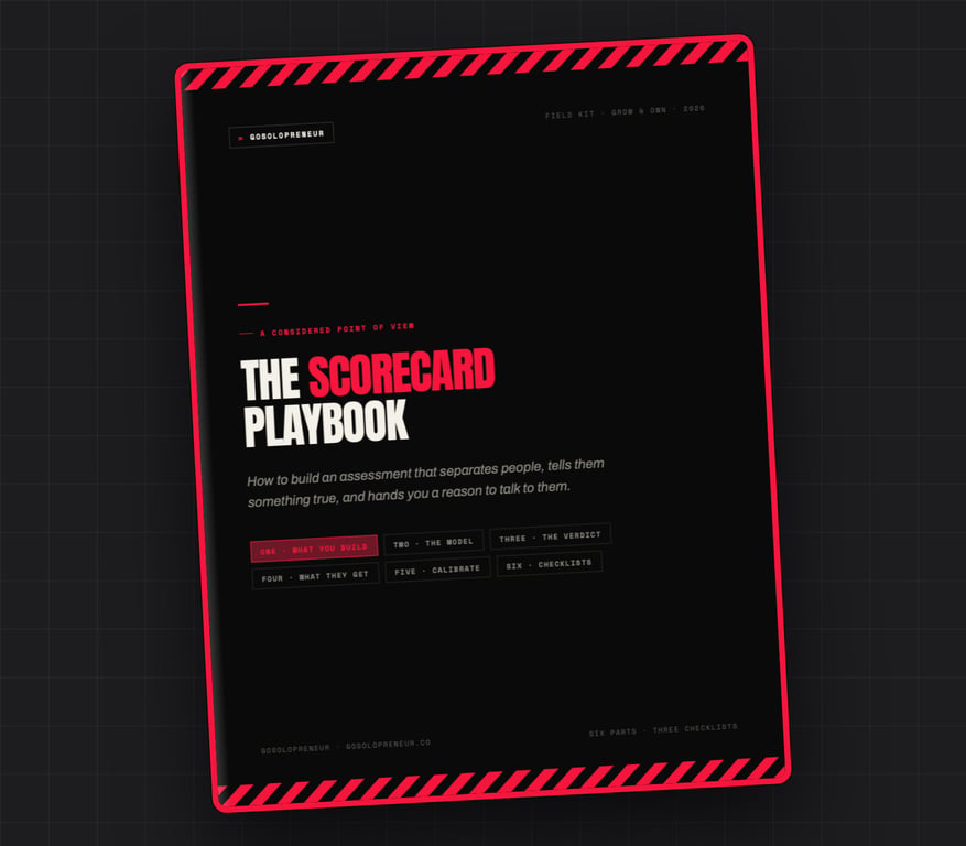 A Scorecard Playbook, az ingyenes útmutató borítója