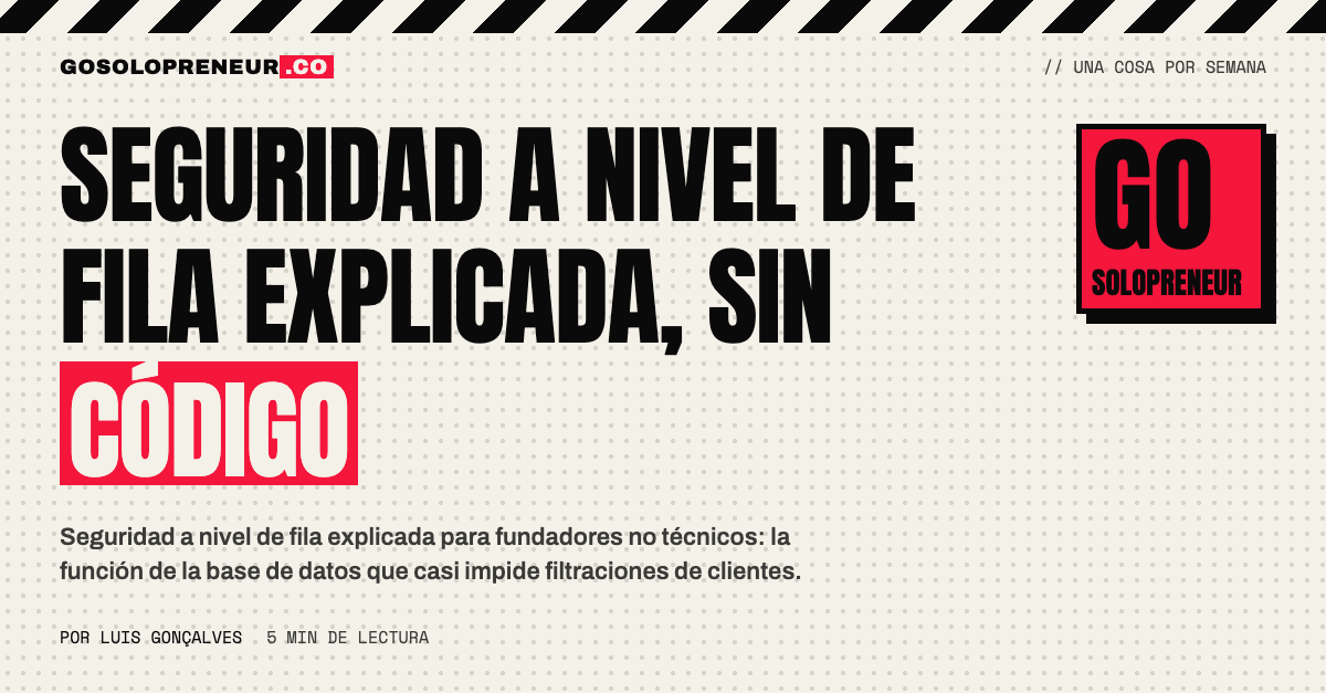 Seguridad a nivel de fila: un portero dentro del archivo que solo entrega las carpetas de cada cliente