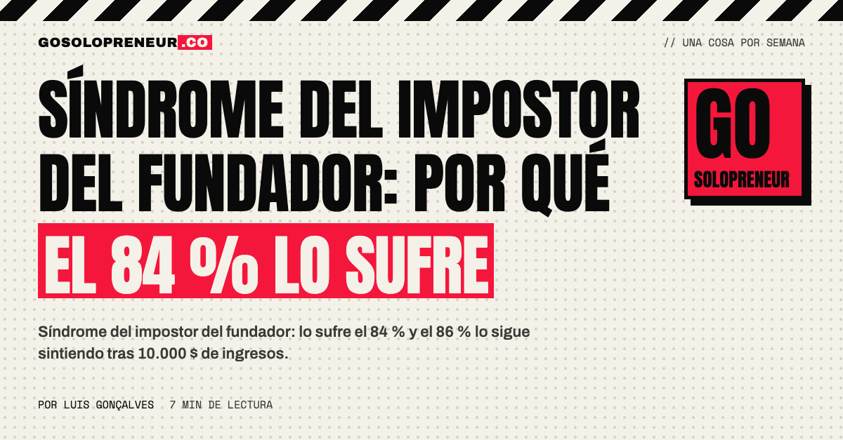 Síndrome del impostor del fundador: un emprendedor con su primer cliente que se siente un fraude