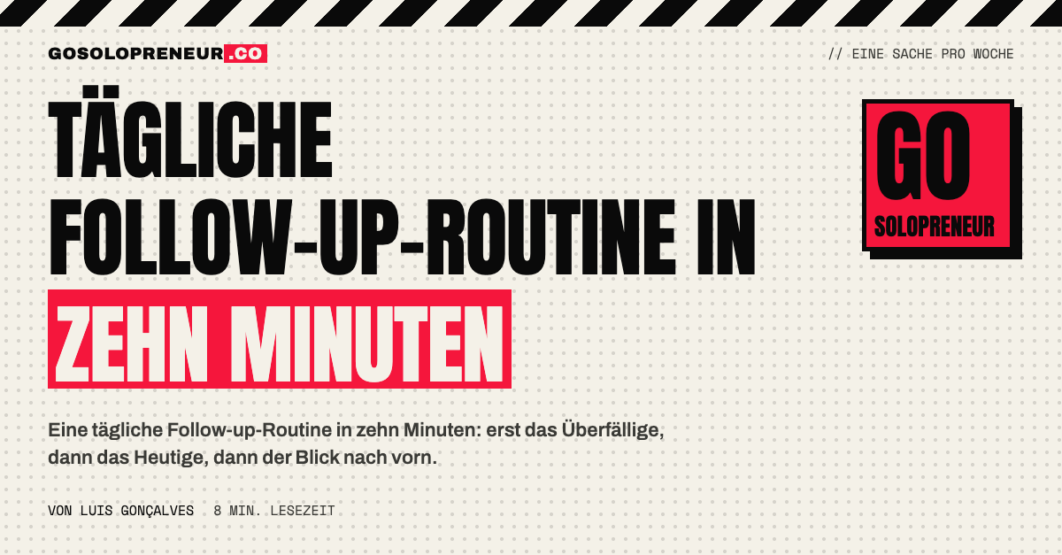 Schreibtisch mit Liste überfälliger Nachfassaktionen: tägliche Follow-up-Routine