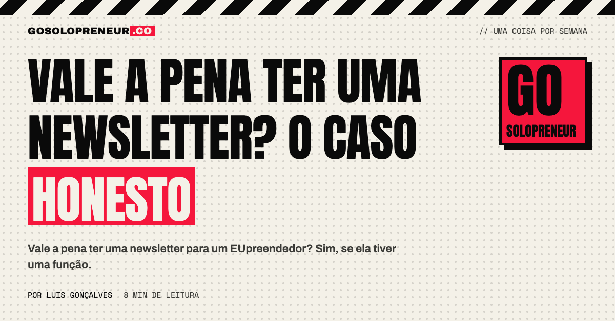 EUpreendedor escrevendo a newsletter para saber se vale a pena ter uma newsletter