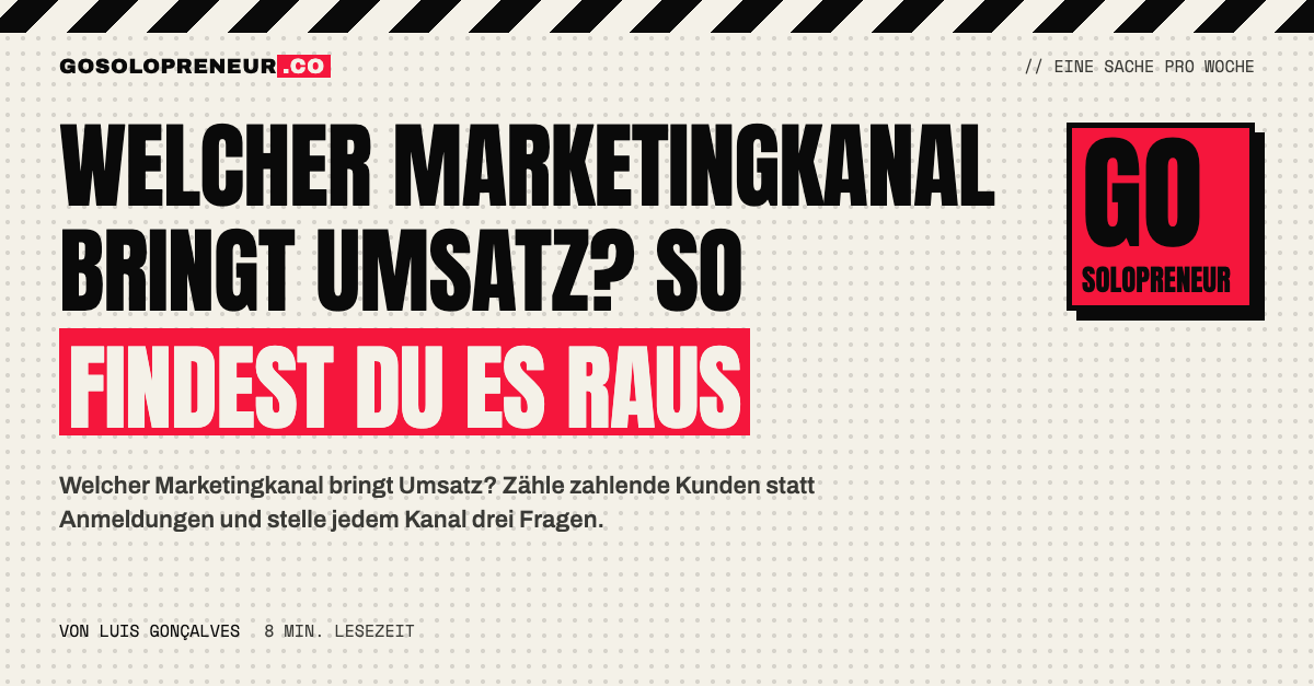 Welcher Marketingkanal bringt Umsatz: Titelbild