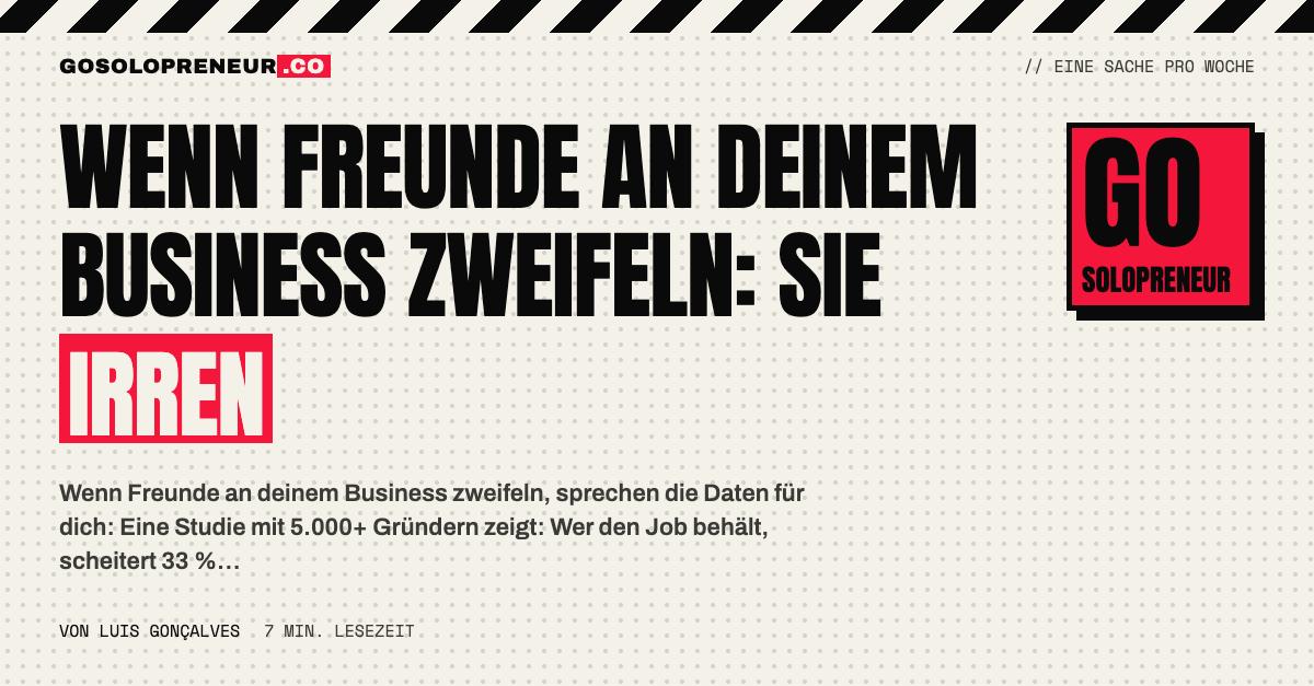 Wenn Freunde an deinem Business zweifeln: ein Gründer arbeitet entschlossen an seiner Idee