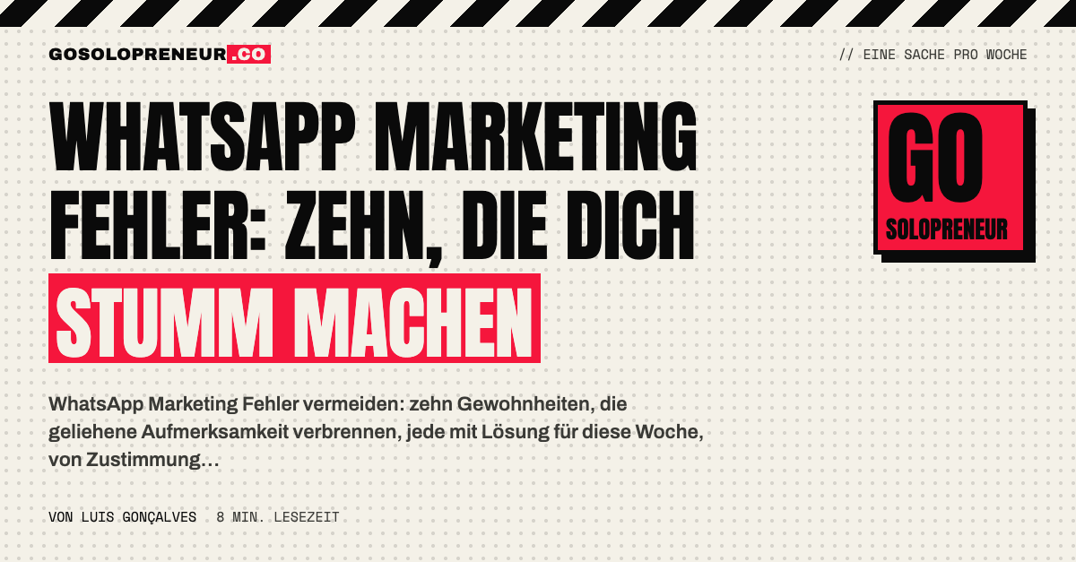 Ein stummgeschalteter WhatsApp-Chat als Sinnbild für typische WhatsApp Marketing Fehler