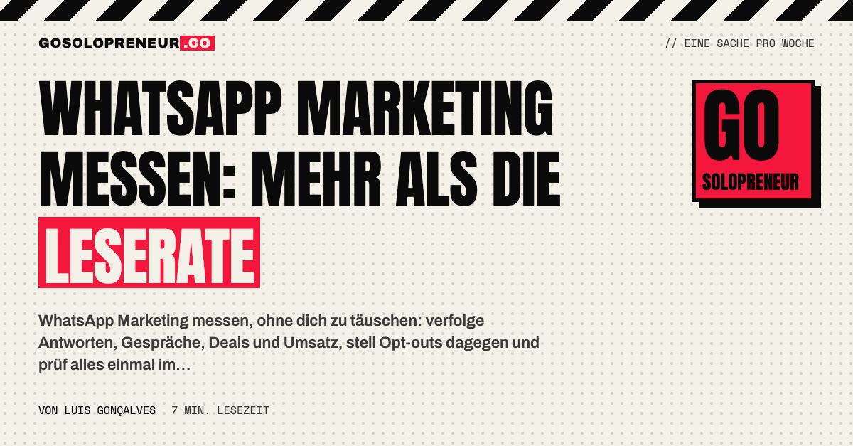 Dashboard mit Antworten, Gesprächen und Umsatz zum WhatsApp Marketing messen statt nur der Leserate