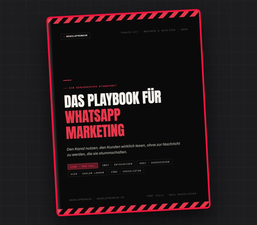 Das Playbook für WhatsApp Marketing, Cover des kostenlosen Leitfadens