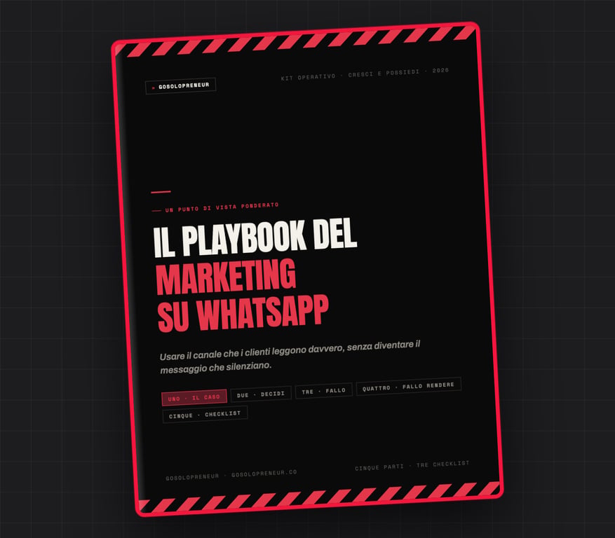 Il Playbook del marketing su WhatsApp, copertina della guida gratuita