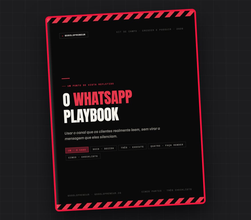 O Playbook de WhatsApp, capa do guia gratuito