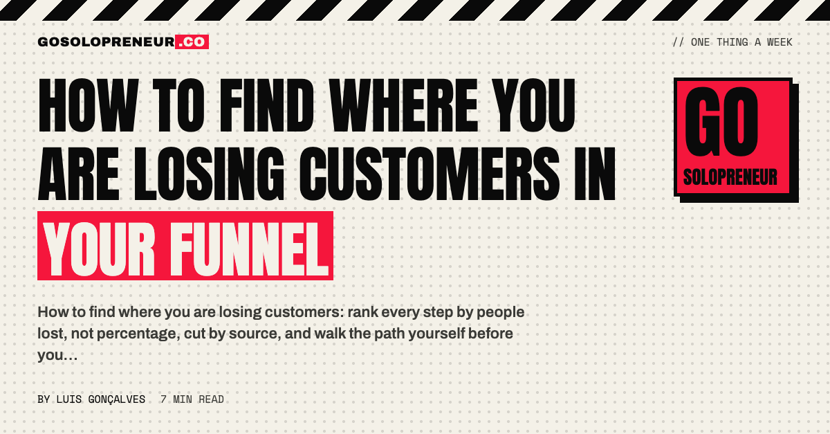 How to Find Where You Are Losing Customers in Your Funnel