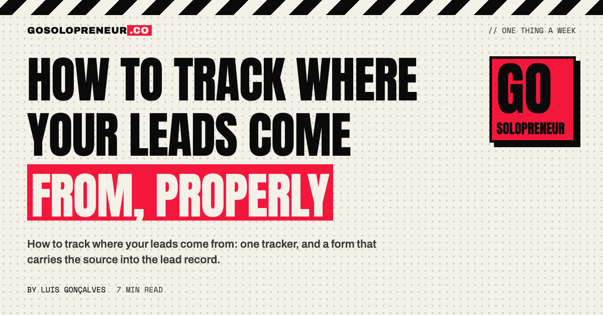 How to Track Where Your Leads Come From, Properly