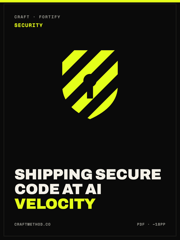 Shipping Secure Code at AI Velocity — The Fortify Playbook