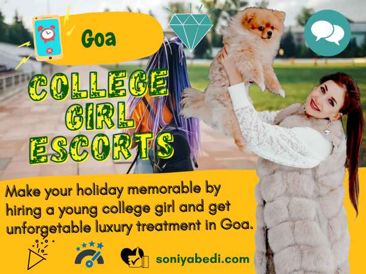 Banner image #3 - College Girl Escorts in Goa -  Make your holiday memorable by hiring a young college girl and get unforgetable luxury treatment in Goa.